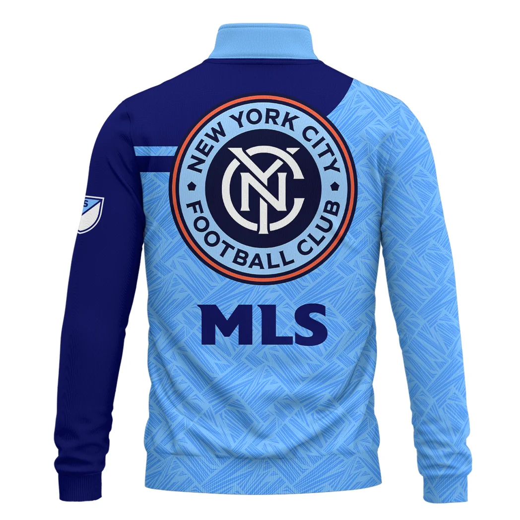 Fan Spirit Quarter-Zip Sweatshirt, Football Fan Quarter-Zip Fit HVN1290NY - Image 3