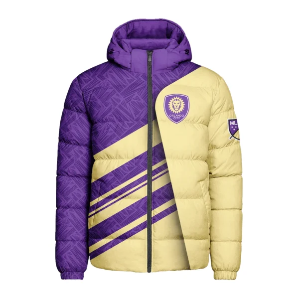 Match Beat Hooded Cotton Jacket, Streetwear Style Fan Jacket HVN1290OC - Image 2