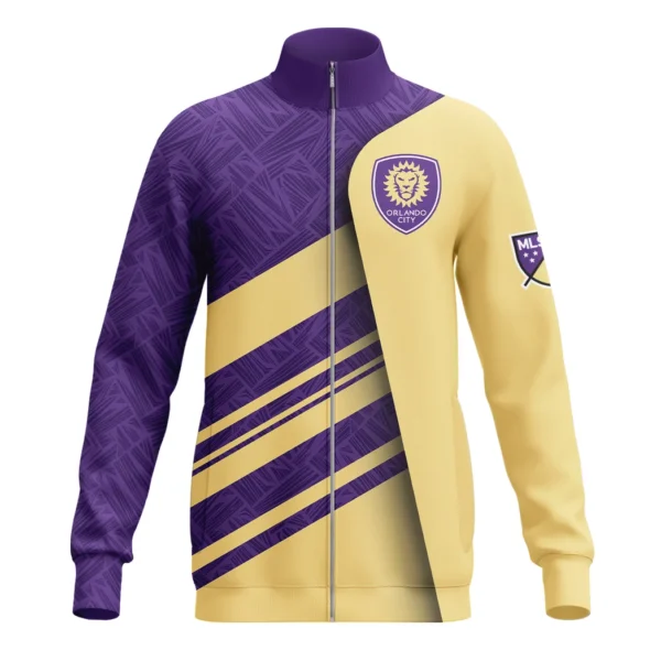 Match Beat Stand Collar Jacket, Breathable Sport Supporter Jacket HVN1290OC - Image 2