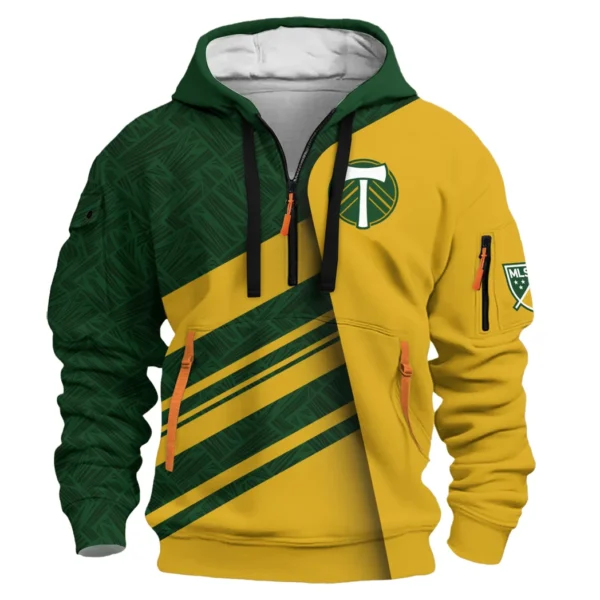Play Culture Hoodie Half Zip 3D, Fan Pride Half-Zip Hoodie HVN1290PT - Image 2