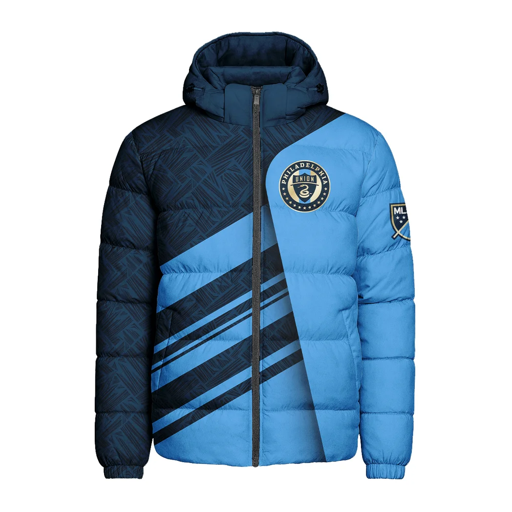 Fan Culture Hooded Cotton Jacket, Bold Spirit Supporter Coat HVN1290PU - Image 2
