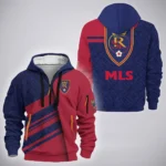 Rising Spirit Hoodie Half Zip 3D, Bold Energy Hoodie HVN1290RS