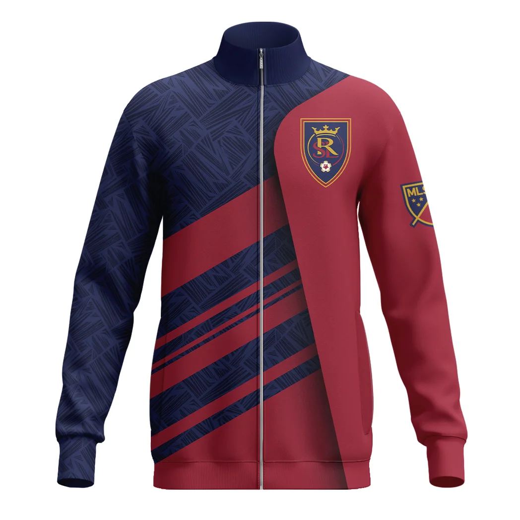 Match Energy Stand Collar Jacket, Athletic Stretch Fan Lifestyle Jacket HVN1290RS - Image 2