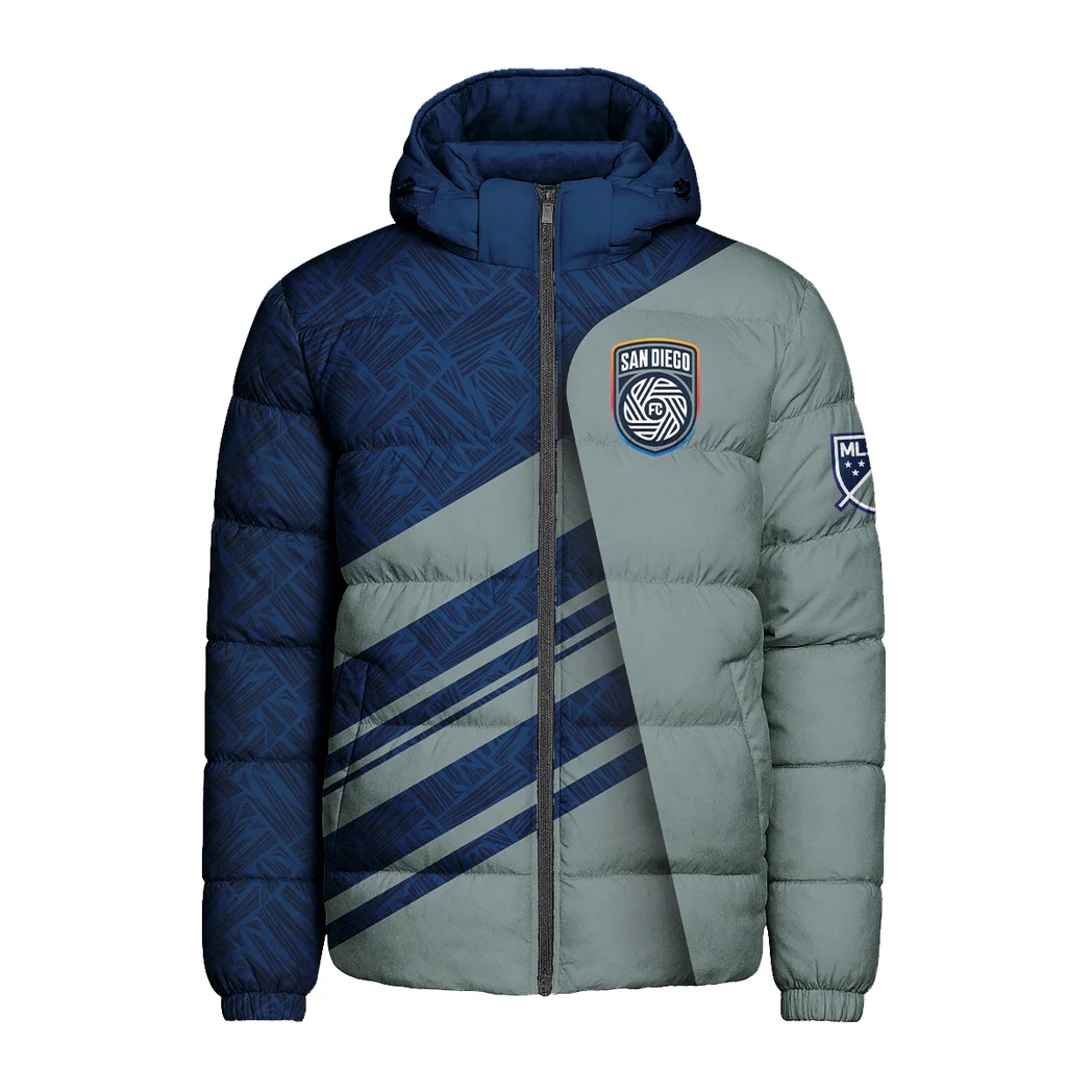 Game Beat Hooded Cotton Jacket, Travel-Ready Sport Puffer HVN1290SD - Image 2