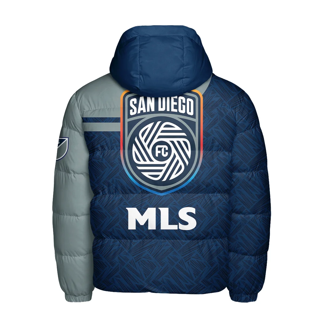 Game Beat Hooded Cotton Jacket, Travel-Ready Sport Puffer HVN1290SD - Image 3