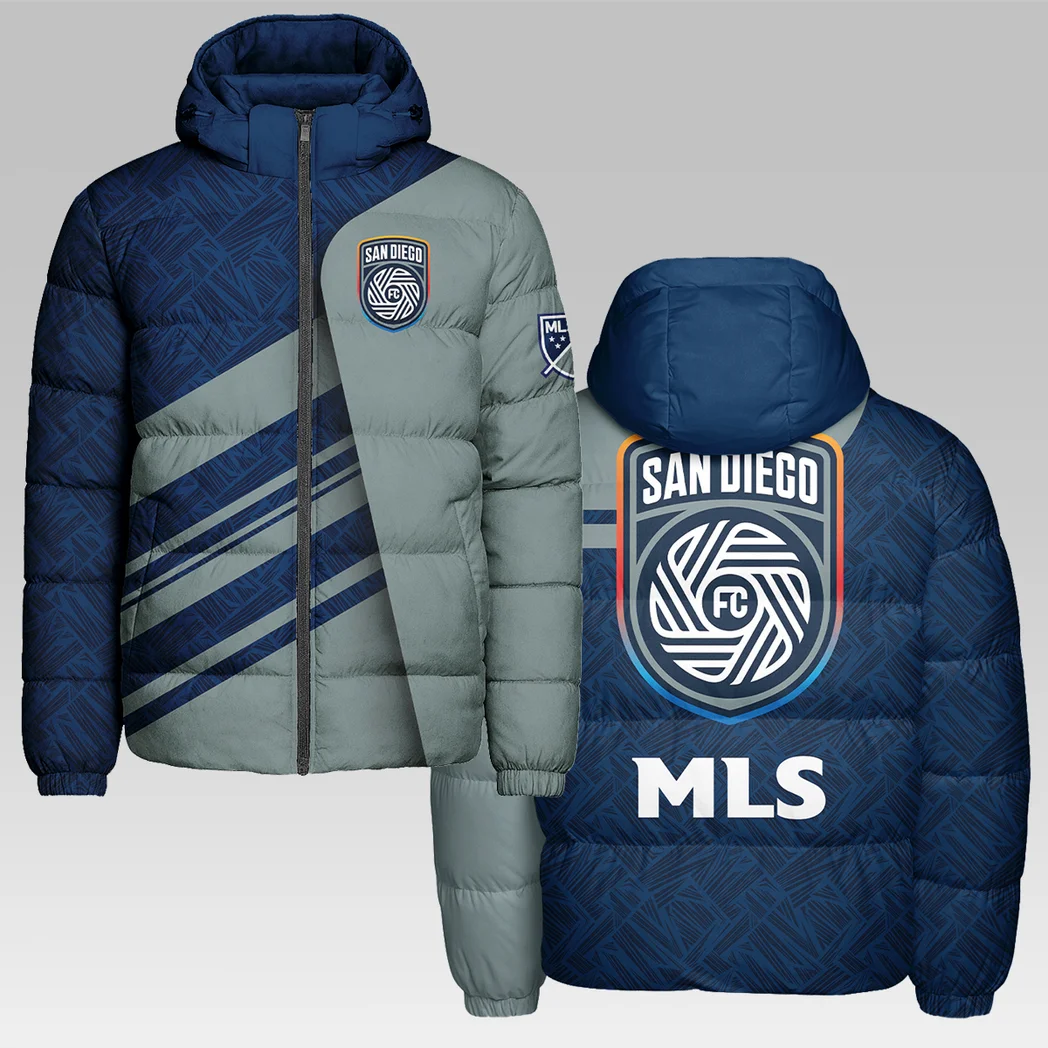 Game Beat Hooded Cotton Jacket, Travel-Ready Sport Puffer HVN1290SD