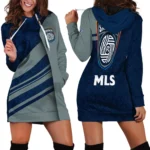 Kick Flow Hoodie Dress, Graphic Fan Hoodie Dress HVN1290SD