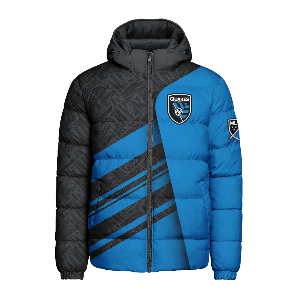 Fan Pulse Hooded Cotton Jacket, Stadium-Ready Heavyweight Puffer HVN1290SJ - Image 2