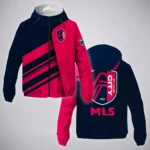 Bold Game Flame Windbreaker Jacket, Weather-Proof Fan Gear HVN1290SL