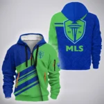 Spirit Pulse Hoodie Half Zip 3D, Modern Sport Hoodie HVN1290SS