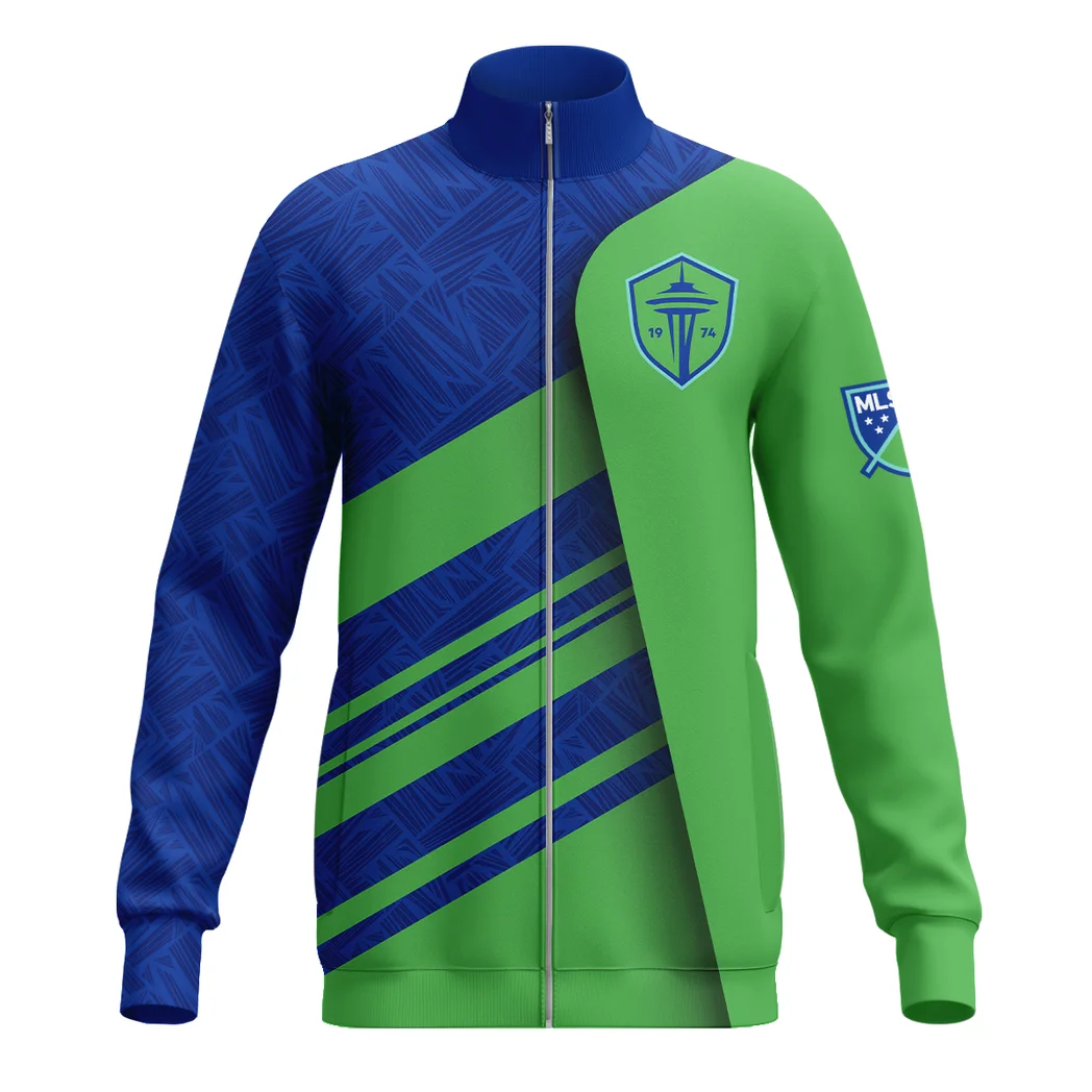 Game Flow Stand Collar Jacket, Casual Fit Game Day Ready Jacket HVN1290SS - Image 2