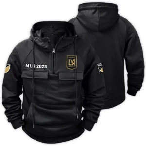 Game Pulse Tactical Quarter Zip Hoodie, Everyday Rugged Fan Hoodie HVN1291LA - Black