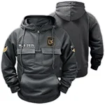 Unity Fans Tactical Quarter Zip Hoodie, Game Day Fan Gear HVN1291LA - Dark Gray