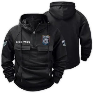Match Flow Tactical Quarter Zip Hoodie, Game Ready Tactical Hoodie HVN1291SD - Black