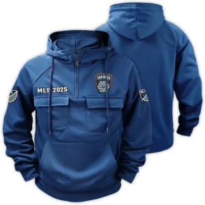 Match Flow Tactical Quarter Zip Hoodie, Rugged Everyday Quarter-Zip HVN1291SD - Dark Blue