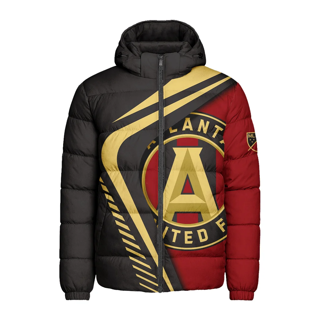 Game Beat Hooded Cotton Jacket, Bold Spirit Supporter Coat HVN1298AU - Image 2