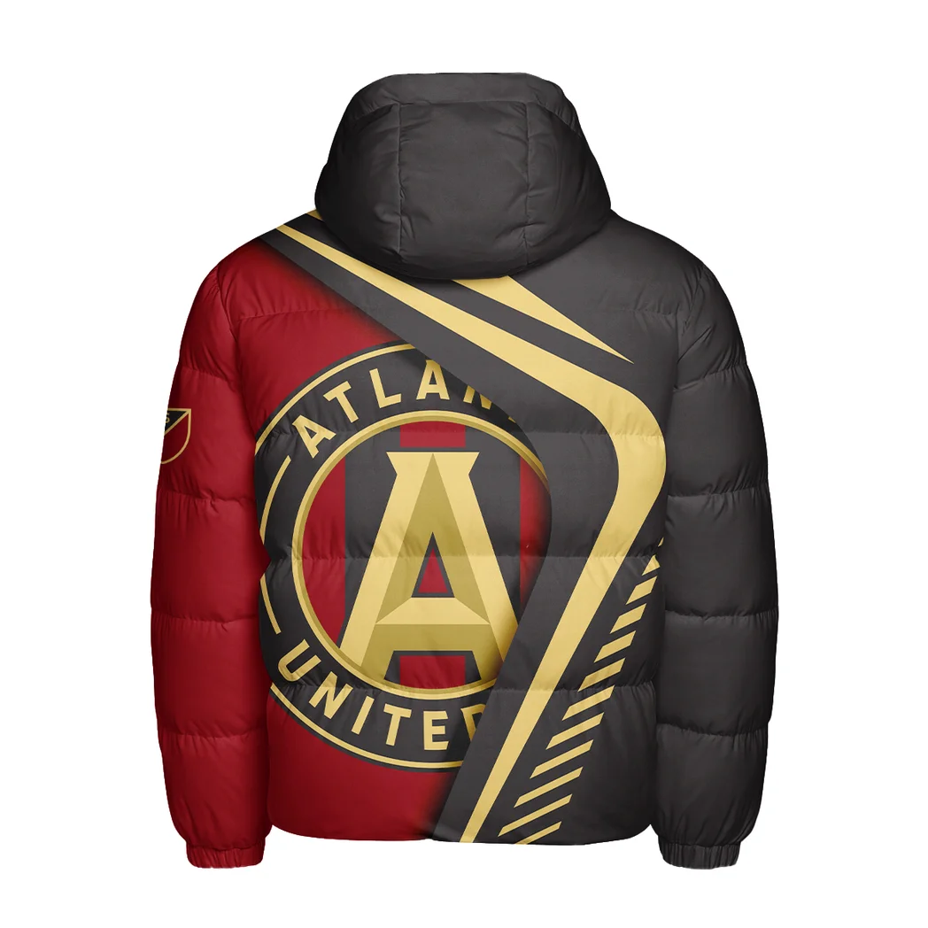 Game Beat Hooded Cotton Jacket, Bold Spirit Supporter Coat HVN1298AU - Image 3