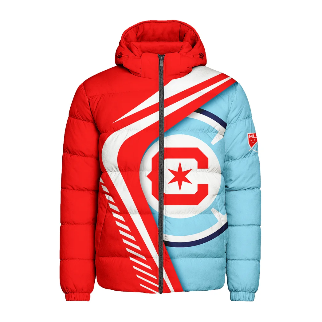 Unity Fans Hooded Cotton Jacket, Premium Sport Fan Puffer HVN1298CF - Image 2