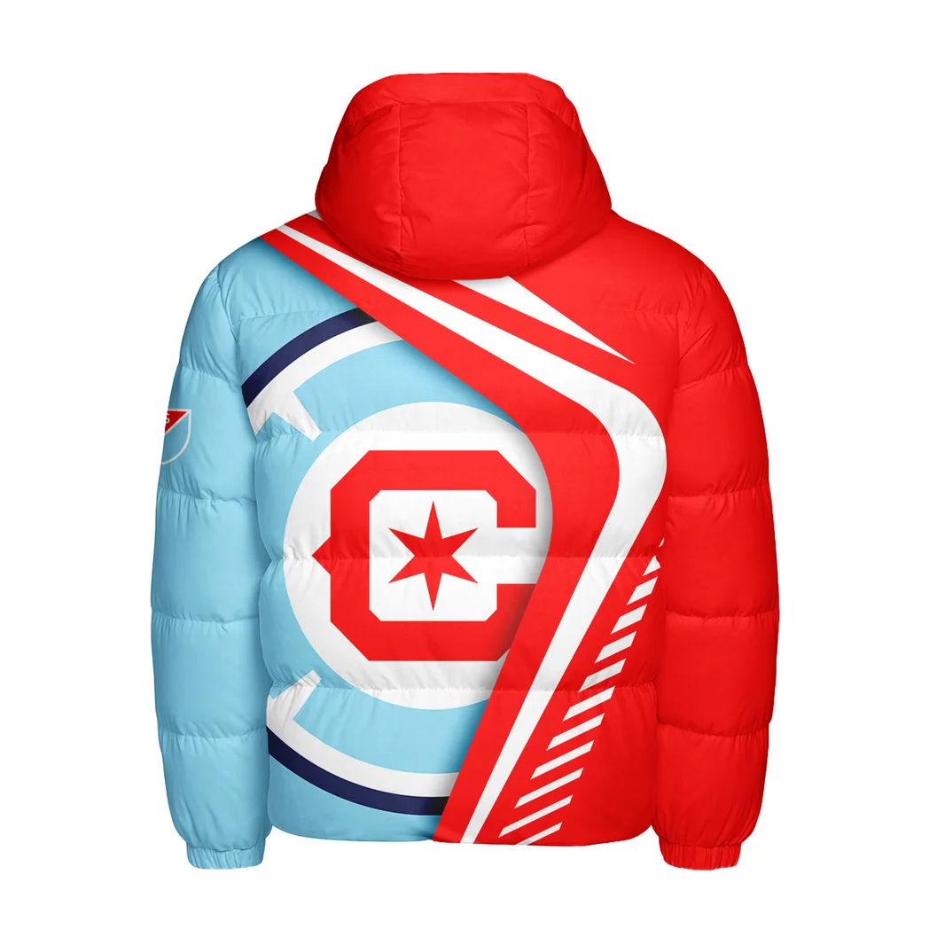 Unity Fans Hooded Cotton Jacket, Premium Sport Fan Puffer HVN1298CF - Image 3