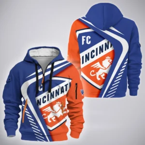 Match Core Hoodie Half Zip 3D, Streetwear Fan Hoodie HVN1298CF