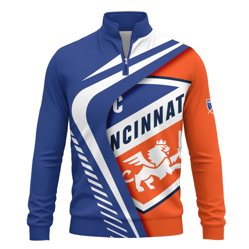 Rising Flow Quarter-Zip Sweatshirt, Everyday Sport Fan Comfort HVN1298CF - Image 2