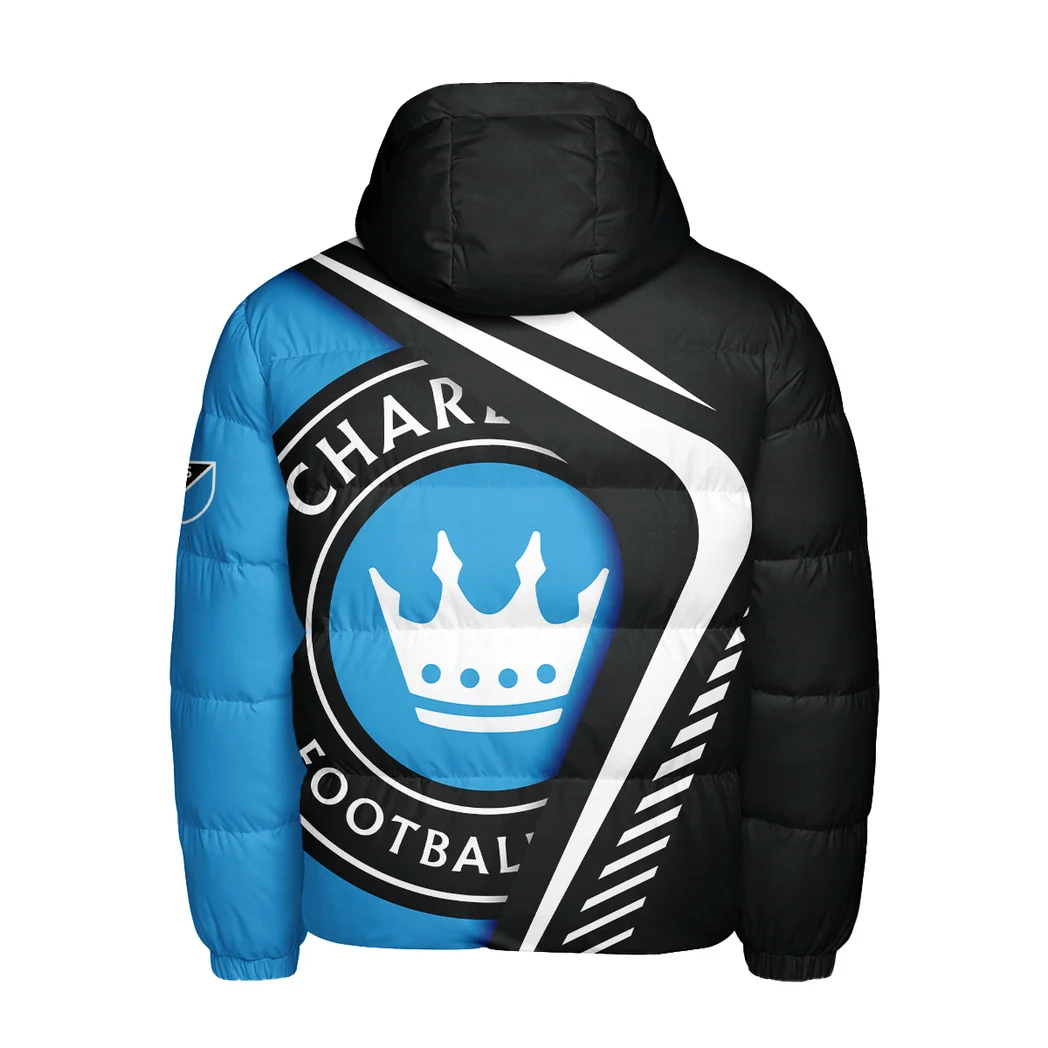 Kick Rhythm Hooded Cotton Jacket, Heavyweight Stadium Night Coat HVN1298CH - Image 3