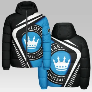 Kick Rhythm Hooded Cotton Jacket, Heavyweight Stadium Night Coat HVN1298CH