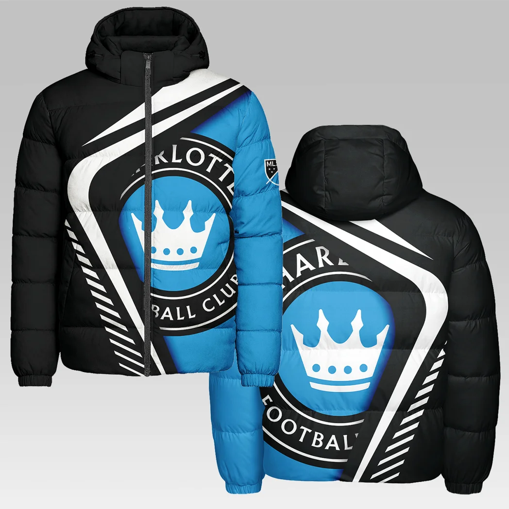 Kick Rhythm Hooded Cotton Jacket, Heavyweight Stadium Night Coat HVN1298CH