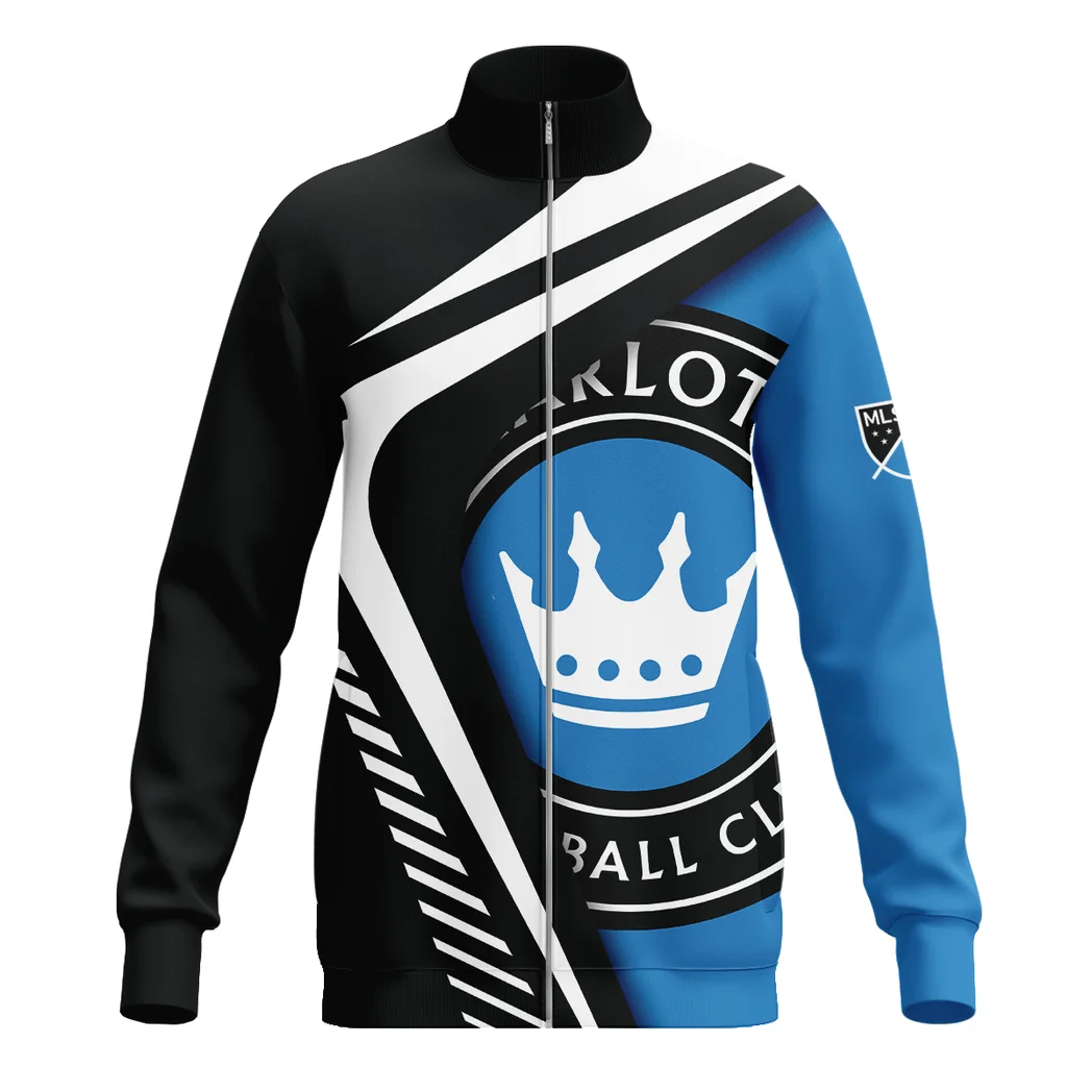 True Support Stand Collar Jacket, Athletic Style Fan Spirit Jacket HVN1298CH - Image 2