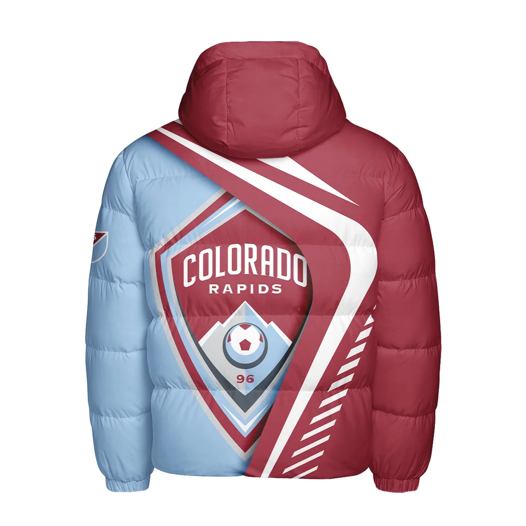 Unity Fans Hooded Cotton Jacket, Team Pride Winter Jacket HVN1298CR - Image 3