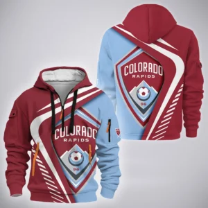 Play Rising Hoodie Half Zip 3D, Bold Fan Hoodie HVN1298CR