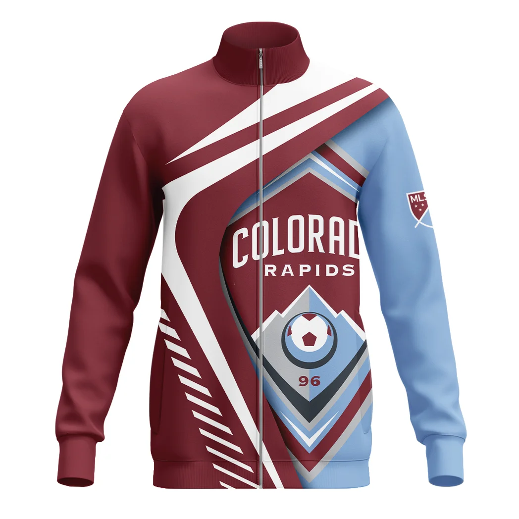 Play Rising Stand Collar Jacket, Bold Game Day Spirit Jacket HVN1298CR - Image 2