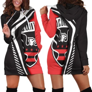 Fan Beat Hoodie Dress, All-Season Hoodie Dress HVN1298DC