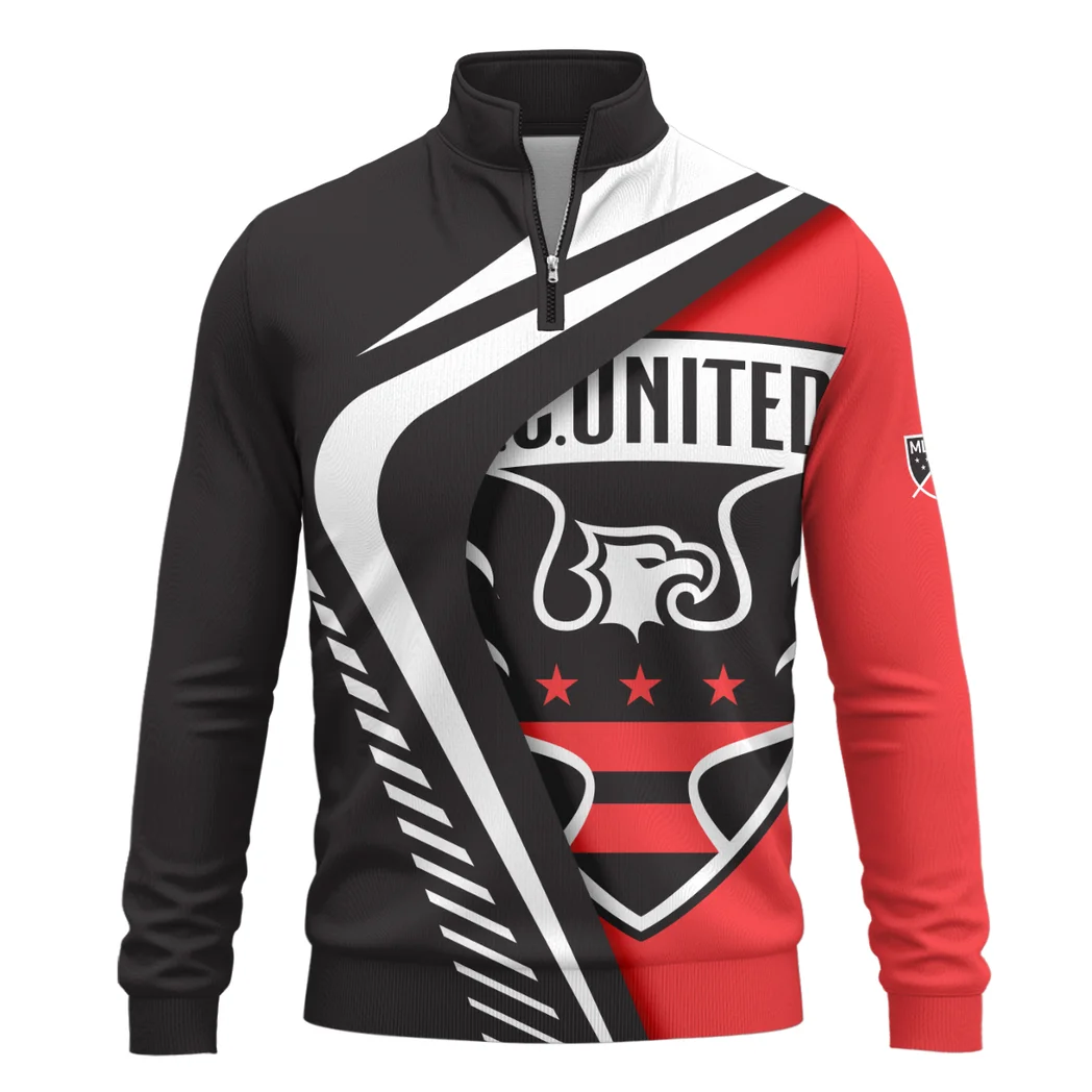 Goal Vibes Quarter-Zip Sweatshirt, Athletic Spirit Quarter-Zip Wear HVN1298DC - Image 2