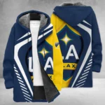 Match Beat Fleece Windbreaker Jacket, Sporty Fleece Outerwear HVN1298LA