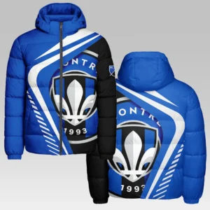 Fan Flow Hooded Cotton Jacket, Stadium-Ready Heavyweight Puffer HVN1298MF
