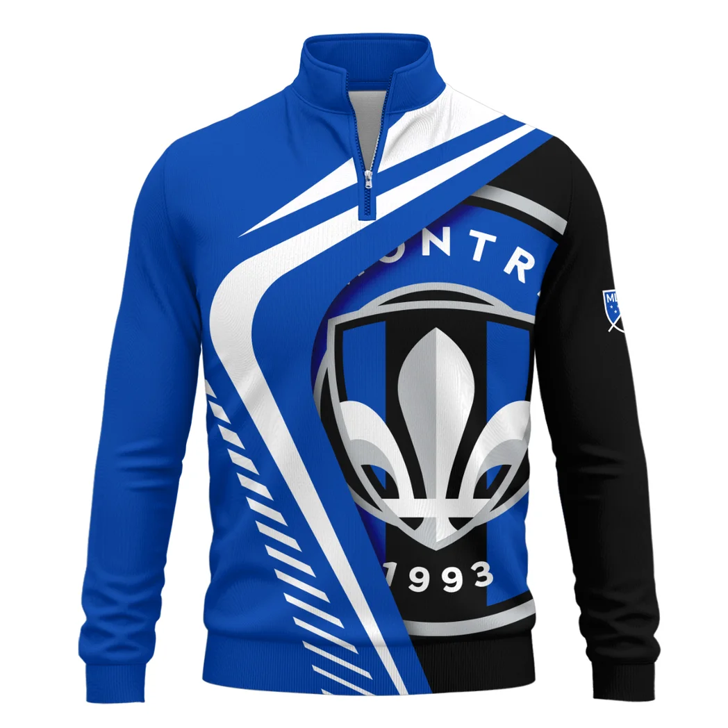 Play Spirit Quarter-Zip Sweatshirt, Breathable Comfort for Sport Fans HVN1298MF - Image 2