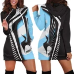 Goal Rising Hoodie Dress, True Fan Hoodie Dress HVN1298MU