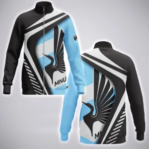 Kick Flow Stand Collar Jacket, All-Day Comfort Fan Passion Jacket HVN1298MU