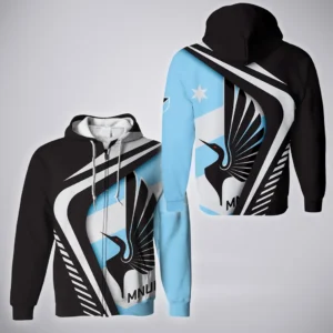 Fan Pulse Zipper Hoodie, Modern Sport Hoodie HVN1298MU