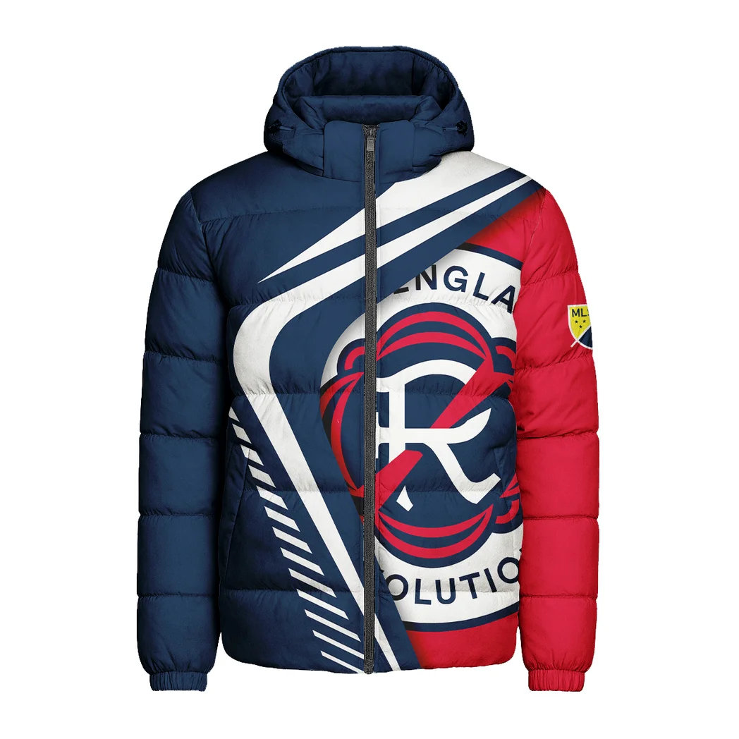 True Fans Hooded Cotton Jacket, Retro Heritage Puffer Jacket HVN1298NE - Image 2