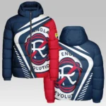 True Fans Hooded Cotton Jacket, Retro Heritage Puffer Jacket HVN1298NE