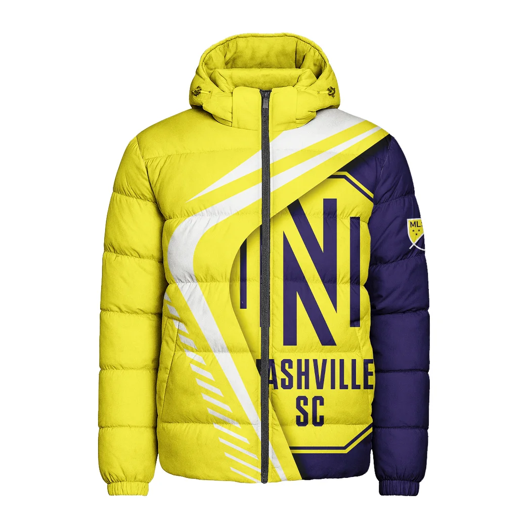 Unity Fans Hooded Cotton Jacket, Heavyweight Stadium Night Coat HVN1298NS - Image 2