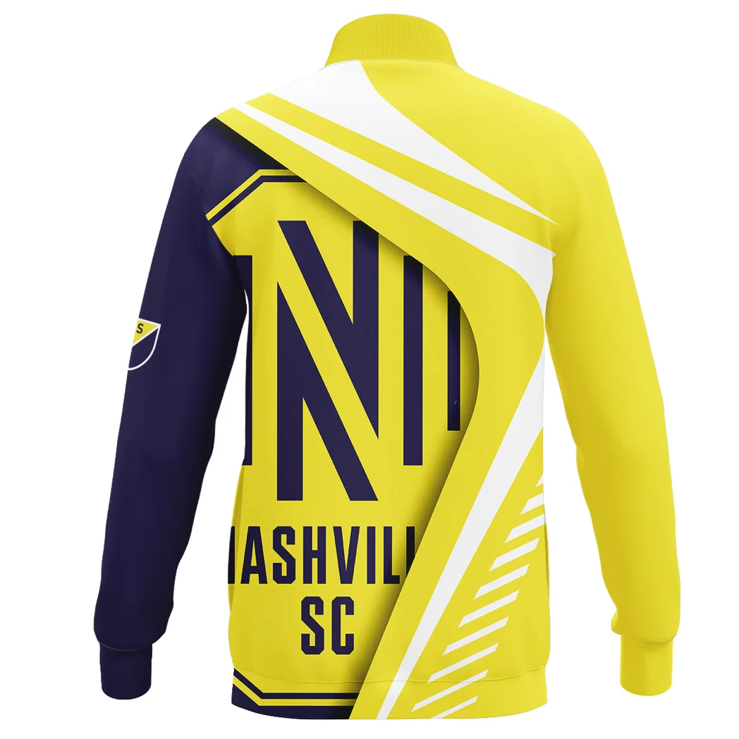 Goal Vibes Stand Collar Jacket, Travel-Ready Fan Streetwear HVN1298NS - Image 3