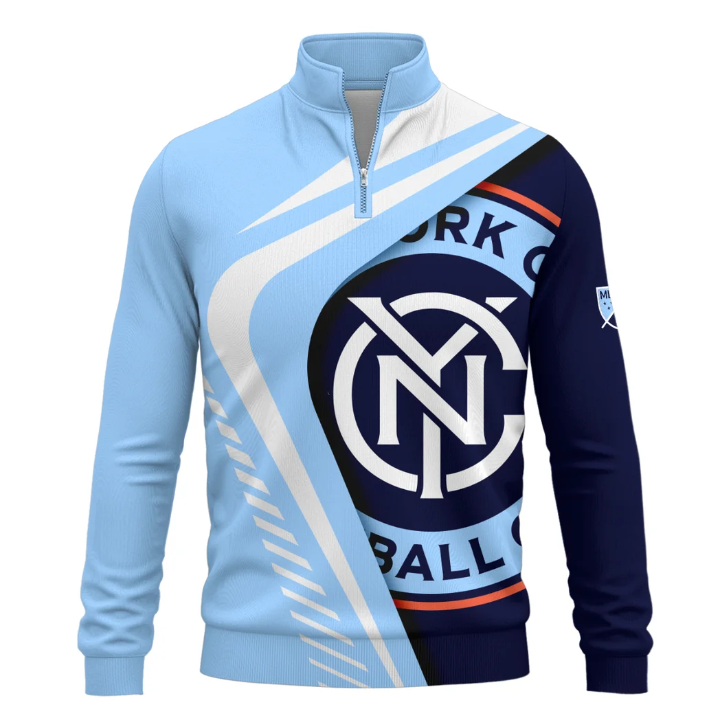 True Support Quarter-Zip Sweatshirt, Streetwear Quarter-Zip for Fans HVN1298NY - Image 2