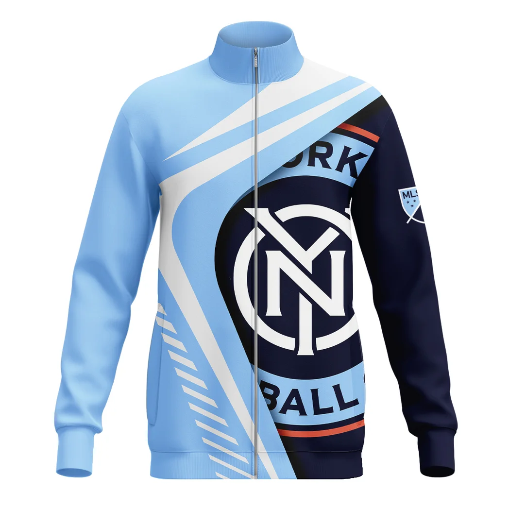 True Support Stand Collar Jacket, Athletic Style Fan Spirit Jacket HVN1298NY - Image 2