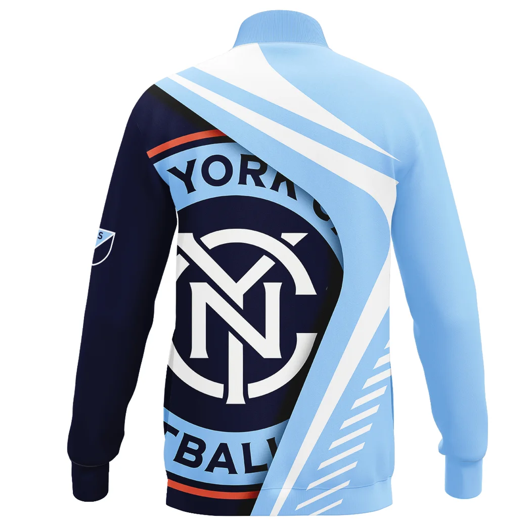 True Support Stand Collar Jacket, Athletic Style Fan Spirit Jacket HVN1298NY - Image 3