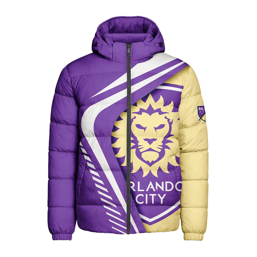 Goal Flow Hooded Cotton Jacket, Ultra-Warm Fan Essential HVN1298OC - Image 2