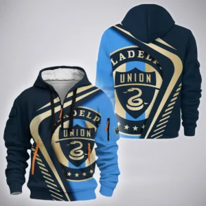 Kick Rhythm Hoodie Half Zip 3D, All-Season Fan Half-Zip Hoodie HVN1298PU