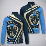 Kick Rhythm Quarter-Zip Sweatshirt, Modern Sport Fan Sweatshirt HVN1298PU